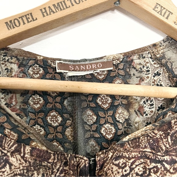 Sandro | Boho Hooded Maxi Dress - Picture 4 of 6